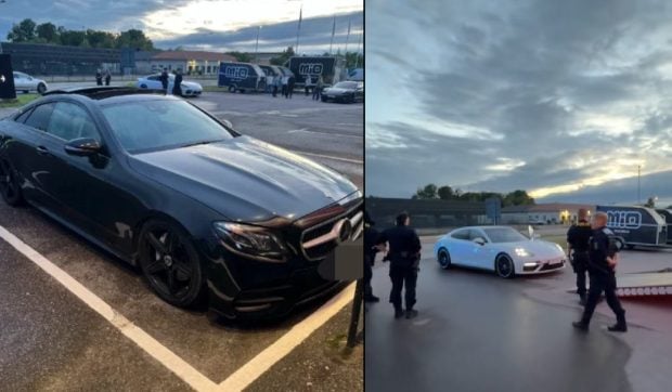Șomer cu Porsche și Mercedes, lăsat fără mașini de Poliție, după ce nu a putut dovedi că și le poate permite