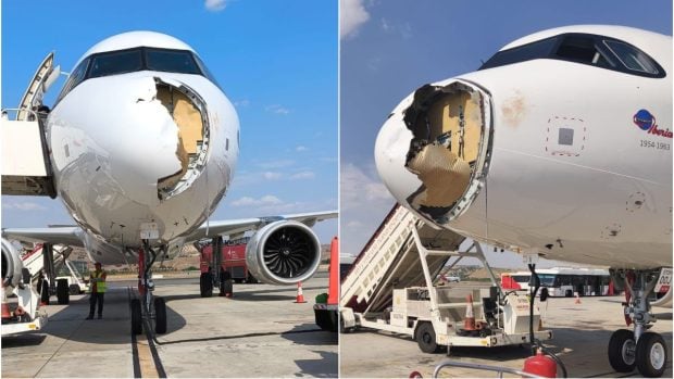 Panică în timpul unui zbor Madrid-Paris: botul avionului, smuls după ce s-a ciocnit de un vultur imediat după decolare