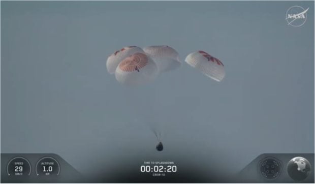 Patru astronauți s-au întors pe Pământ după cinci luni pe Staţia Spaţială Internaţională: „Bine ați revenit acasă” I VIDEO