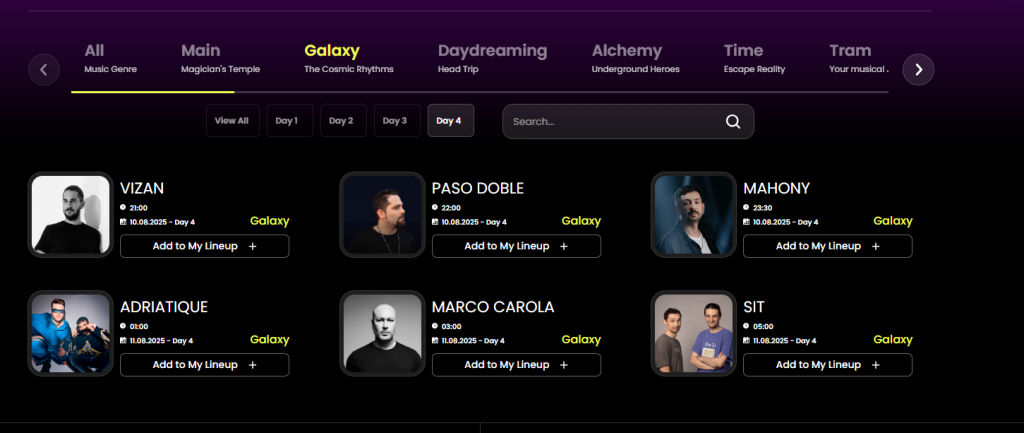 Untold 2025: programul complet al festivalului de la Cluj pe zile și ore