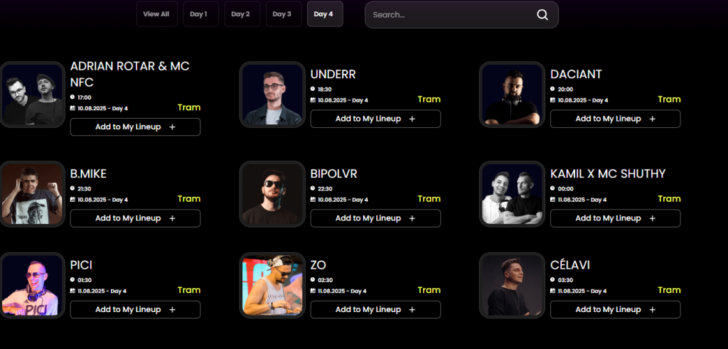 Untold 2025: programul complet al festivalului de la Cluj pe zile și ore