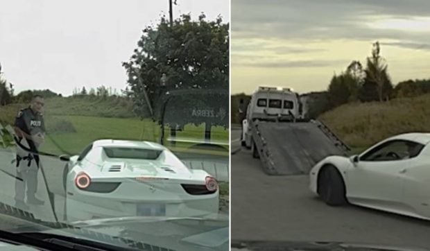 Un tânăr șofer a rămas fără bolidul Ferrari chiar de ziua lui: „Mamă, vino să mă iei”