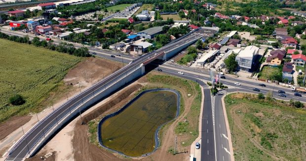 Noul pasaj suprateran peste DN1, de la Therme București, a fost inaugurat!