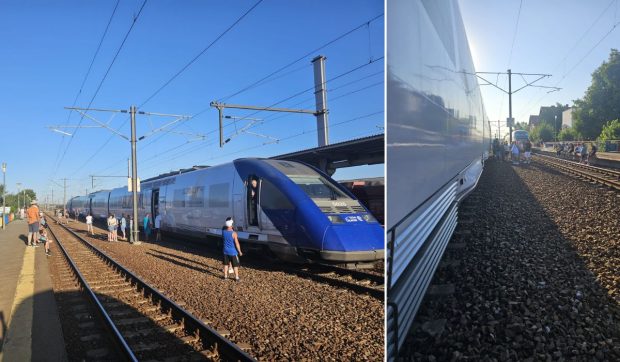 Traficul feroviar a fost oprit între Medgidia și Mircea Vodă după izbucnirea unui incendiu de vegetație