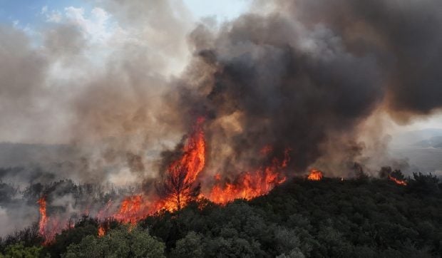 Incendiu puternic și secetă în Turcia. Sute de persoane evacuate de urgență din provincia Canakkale