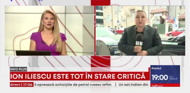 TVR, o nouă gafă: „Reprezentanții spitalului Grigore Antipa au precizat că starea de sănătate a fostului președinte Ion Iliescu s-a deteriorat”
