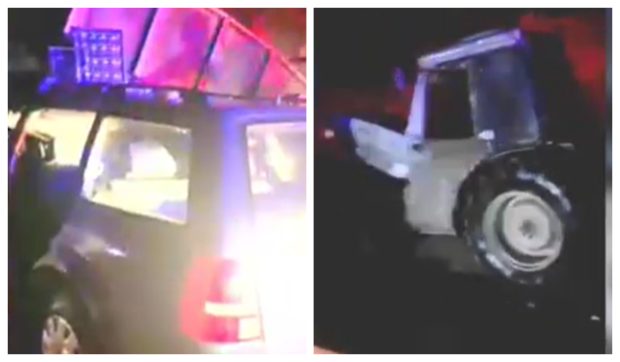 O mașină s-a izbit de un tractor nesemnalizat, pe DN3, la Constanța: un om a murit, iar alți doi au fost răniți