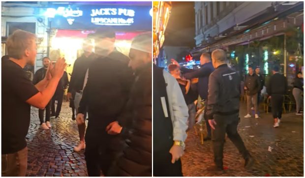 Tineri din Centrul Vechi, luați la bătaie de agenți de pază pentru că făceau „prea multă gălăgie” într-un club