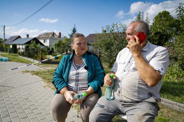 Polonezii care au rămas fără casă, distrusă de o dronă rusească: „O singură bubuitură, totul s-a cutremurat și s-a terminat”