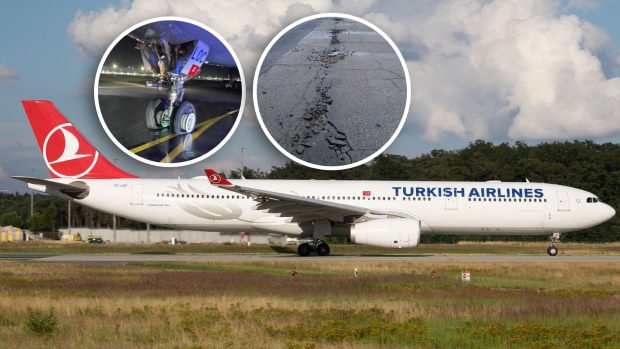 Doi piloți Turkish Airlines au rămas fără „orientare spațială” la decolarea de pe Aeroportul Otopeni. Avionul a aterizat la Istanbul cu pneurile din față sparte