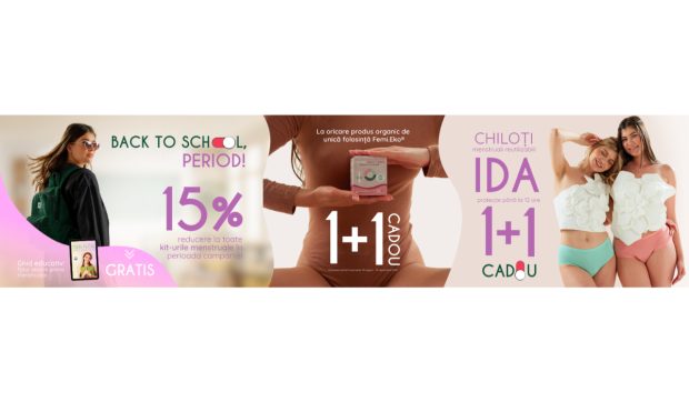 Back to school vine cu surprize la Femi.Eko®: două supercampanii la cele mai bune produse menstruale ale brandului!