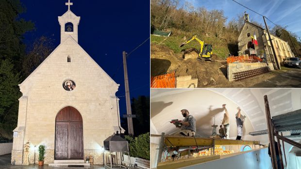 Cum au reușit sute de români din Franţa să cumpere și să renoveze o biserică catolică în comuna lui Van Gogh 