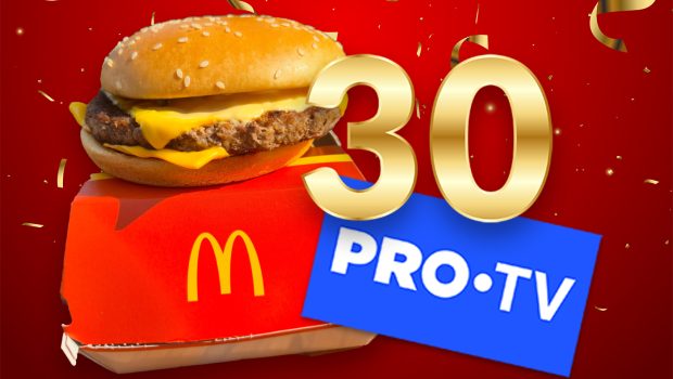 30 de ani de hamburgeri și spectacol. 30 de ani de McDonald și PRO TV
