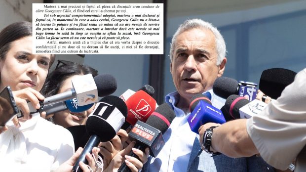 Călin Georgescu a refuzat să i se toarne ceai, într-o discuție privată cu Horațiu Potra. „A făcut un semn cu mâna”, scriu procurorii în rechizitoriu