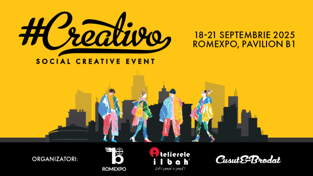#Creativo vine la Romexpo, între 18–21 septembrie, și deschide înscrierile la workshop-uri și conferințe gratuite