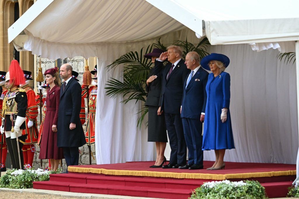 donald si melania trump regele charles regina camilla si kate middleton si printul william 2