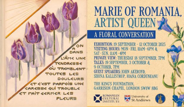 Picturi realizate de regina Maria, expuse la Londra, alături de lucrări ale regelui Charles: „O punte culturală între cele două ţări”