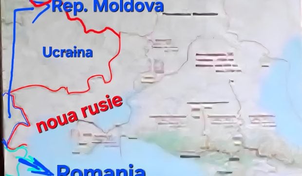 Hartă a Statului-Major rus sugerează extinderea acțiunilor militare din Ucraina spre Moldova și România, stârnind temeri în Europa