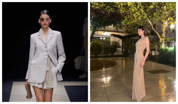 Cel mai tânăr model al lui Armani impresionează din nou pe podiumul italian