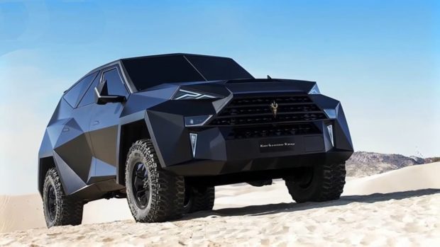 Cum arată cel mai scump SUV din lume. Cântărește 6 tone, are viteză de autocar și costă cât un bloc