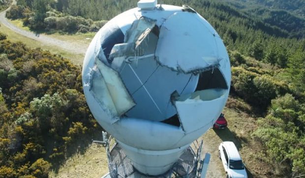 Un fulger de 5 ori mai puternic decât media a distrus radarul meteo din Noua Zeelandă
