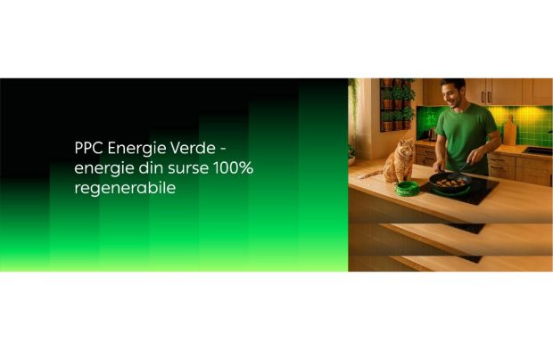 PPC Energie lansează oferta PPC Energie Verde — energie 100% regenerabilă la un preț „verde” (preț garantat timp de 1 an)