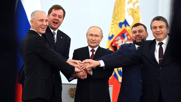 Pe 30 septembrie 2022, Putin a anunțat ilegal că patru regiuni ucrainene aparțin Rusiei. Soarta lor după 3 ani de război crâncen