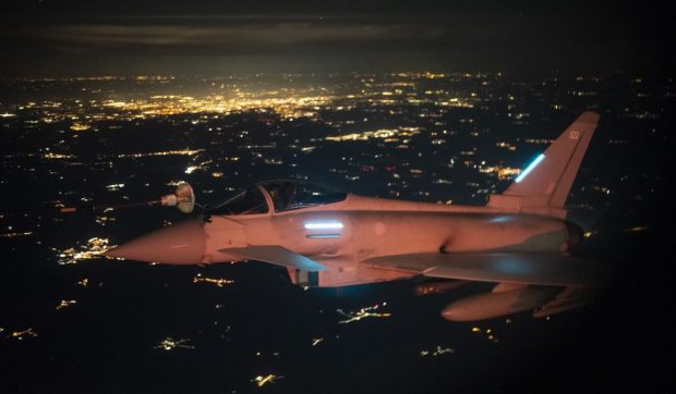 Avioane RAF britanice au participat, în cadrul NATO, la apărarea aeriană deasupra Poloniei