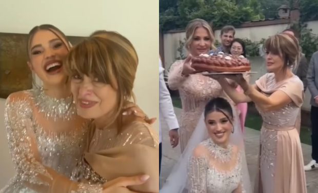 Imagine Stire Cum a apărut soția lui Mugur Mihăescu la nunta fiicei lor. O prezență discretă în showbiz, Rodica nu și-a putut stăpâni lacrimile | 2review.ro