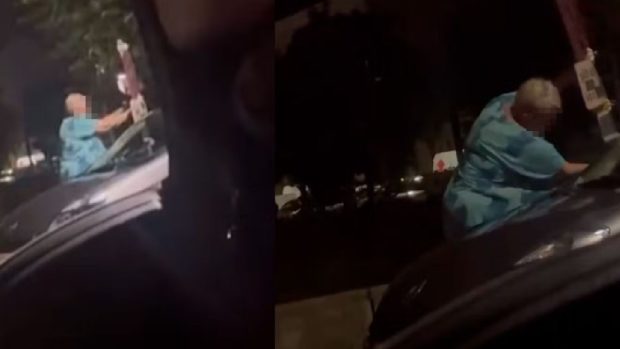 Șoferița furioasă mută indicatorul de parcare interzisă, la Viena
