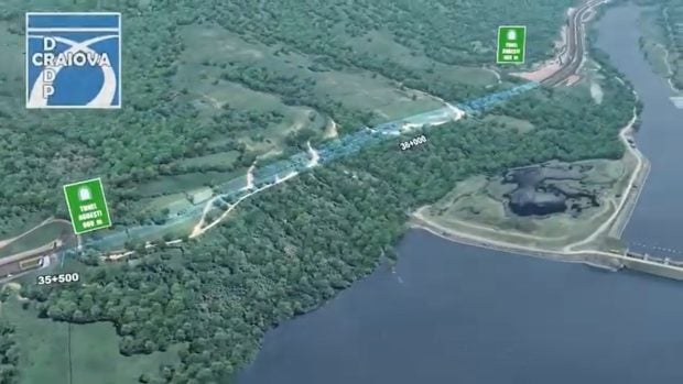 Tunelul Robești, 900 de metri și două benzi pe sens, se construiește pe secțiunea 2 a Autostrăzii Sibiu-Pitești