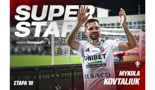 Kovtalyuk este SuperStarul etapei după ce a răpus campioana