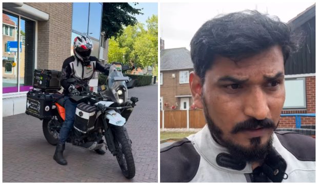 Motociclistului care a traversat 17 țări într-o călătorie în jurul lumii i s-a furat motocicleta în Marea Britanie