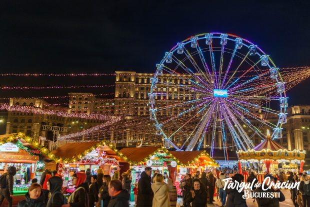 Târgul de Crăciun București 2025. Cât costă să închiriezi o căsuță pentru a vinde sarmale, cârnați și fasole cu ciolan