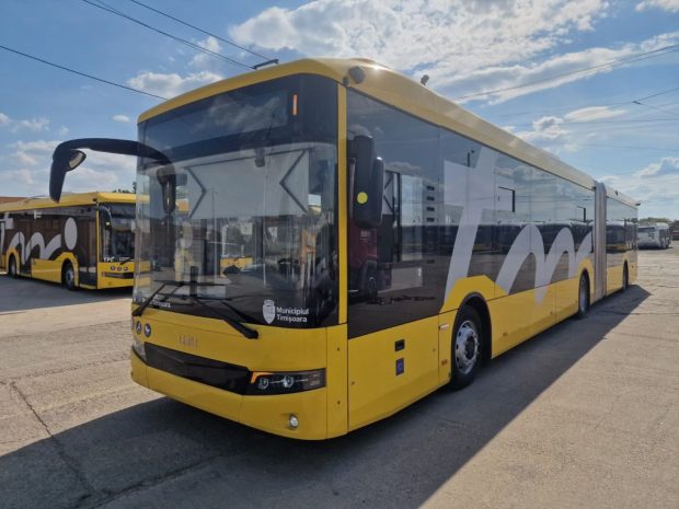 Timișoara introduce benzi speciale pentru autobuze și prioritate la culoarea verde a semaforului