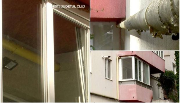 O femeie din Cluj şi-a închis balconul cu tot cu ţeava de gaze a blocului. Ce este acum obligată să facă