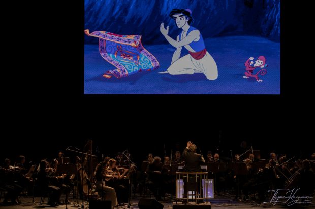 Magia „Aladdin” prinde viață pe 10 octombrie: filmul Disney și orchestra live Valahia, într-un spectacol de neuitat