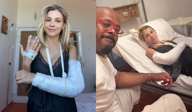 Imagine Stire Andreea Ibacka, detalii neștiute despre accidentul de motocicletă în care ea și Cabral au fost implicați. „M-a aruncat la 5 metri” | 2review.ro