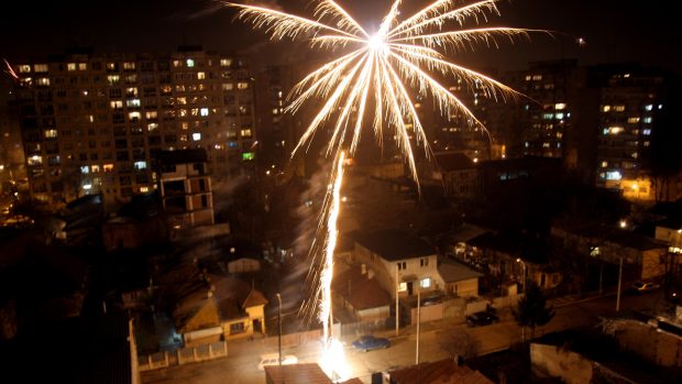 Poluarea din Capitală a crescut de 60 de ori în noaptea de Revelion, din cauza artificiilor