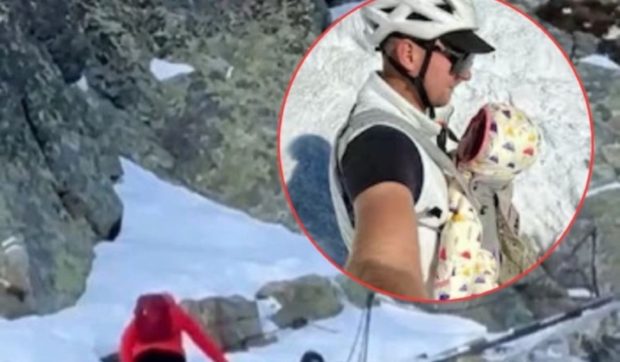 Doi tineri și-au luat copilul de 9 luni, au ignorat orice avertisment și au escaladat cel mai înalt munte din Polonia