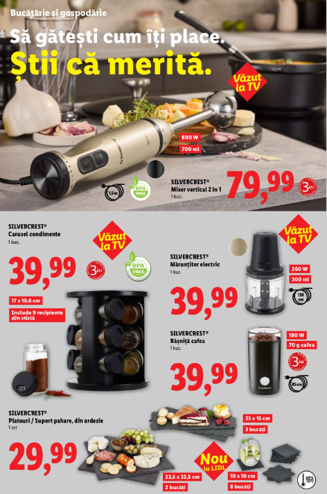 Produsul vândut de Lidl cu doar 249 de lei, în săptămâna 13-19 octombrie 2025, de care mulți români au nevoie