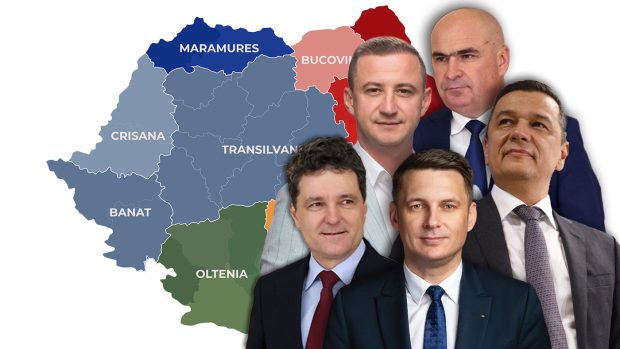 Premieră post-’89 în geografia puterii: doar politicieni de peste Carpați controlează funcțiile-cheie în statul român și toate partidele mari