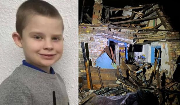 El este băiețelul de 7 ani ucis azi noapte de dronele rusești, în Zaporojie. Mama a săpat cu mâinile goale, ca să-l scoată de sub dărâmături