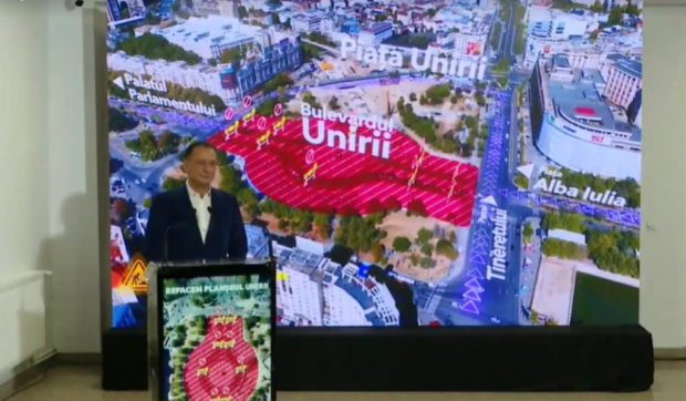 Cum se va circula în București, în zona Planșeului Unirii, în următoarele șase luni