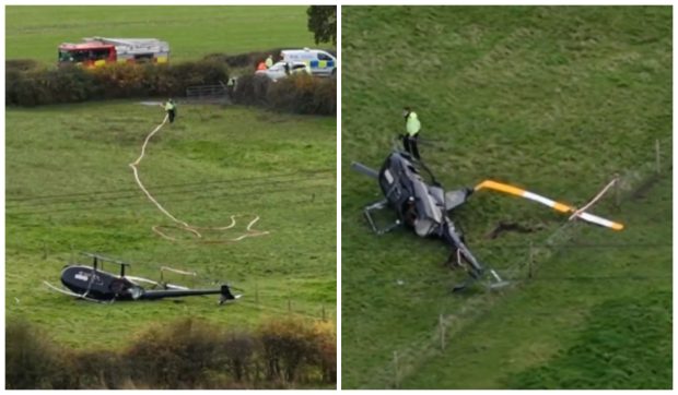 Un elicopter s-a prăbușit la scurt timp după decolare, în Anglia: un mort și trei răniți, printre care un copil de 10 ani | VIDEO