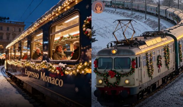 „Espresso Monaco”, trenul de noapte care merge de la Roma la München, în timpul târgului de Crăciun