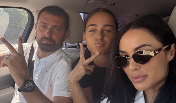 Imagini rare cu fiica lui Gabi Tamaș. Selena are 13 ani și este extrem de frumoasă