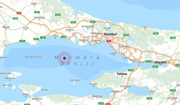 Un cutremur cu magnitudinea 5 în Marea Marmara a fost simțit și la Istanbul
