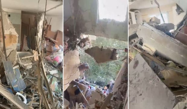 Primele imagini din blocul din Rahova unde s-a produs explozia. Arafat: Imobilul riscă să se prăbușească