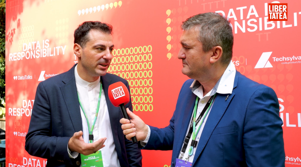 Vlad Ciurcă, co-fondator Techsylvania, interviu la Data Talks 2025: „Este foarte util să înțelegem cum putem folosi datele și ce aplicabilitate au în lumea de zi cu zi”